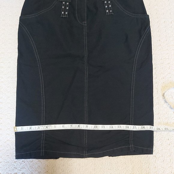 Mexx Black Pencil Skirt Sz 4 - EUC - Picture 5 of 8